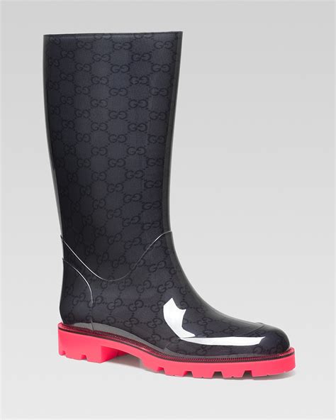 replica gucci rain boots|thigh high gucci boots.